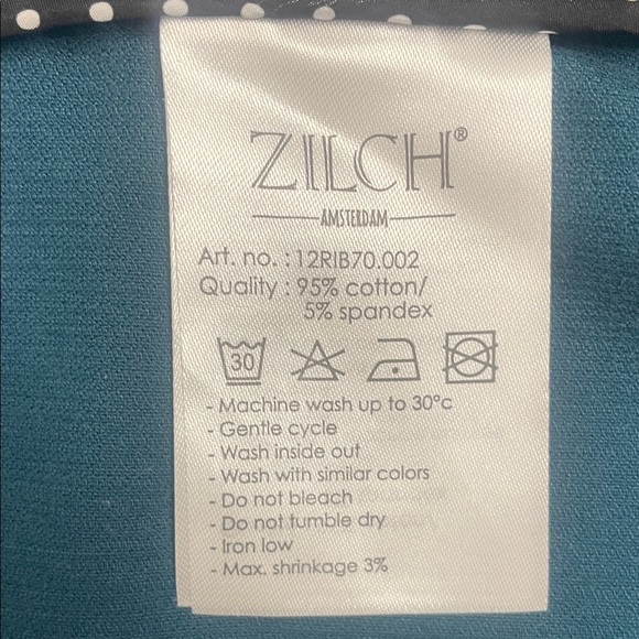 ZILCH Teal Blazer 2 Button Up Front Fitted Classic Sz XS - Picture 15 of 15